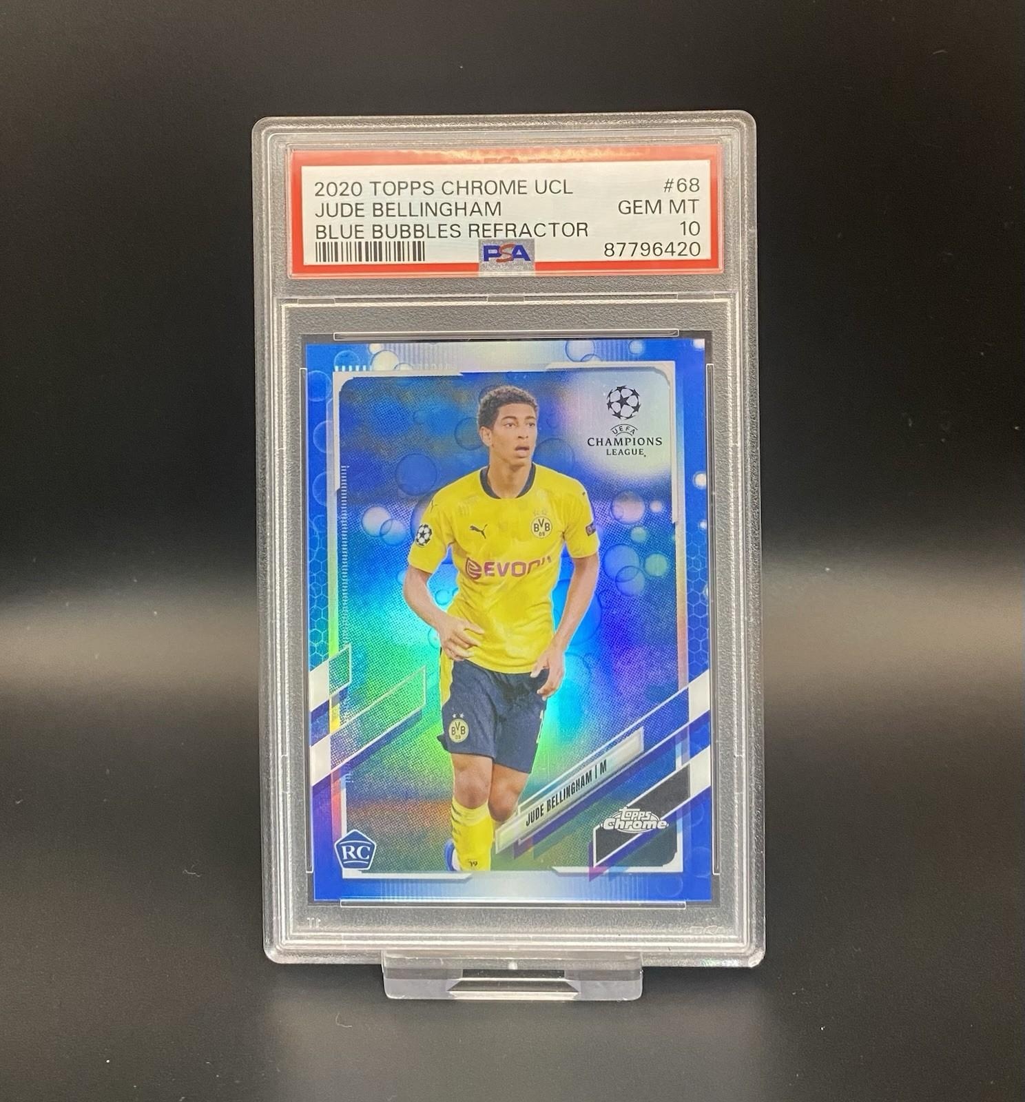 2020 Topps Chrome UEFA #64 Jude Bellingham PSA 10